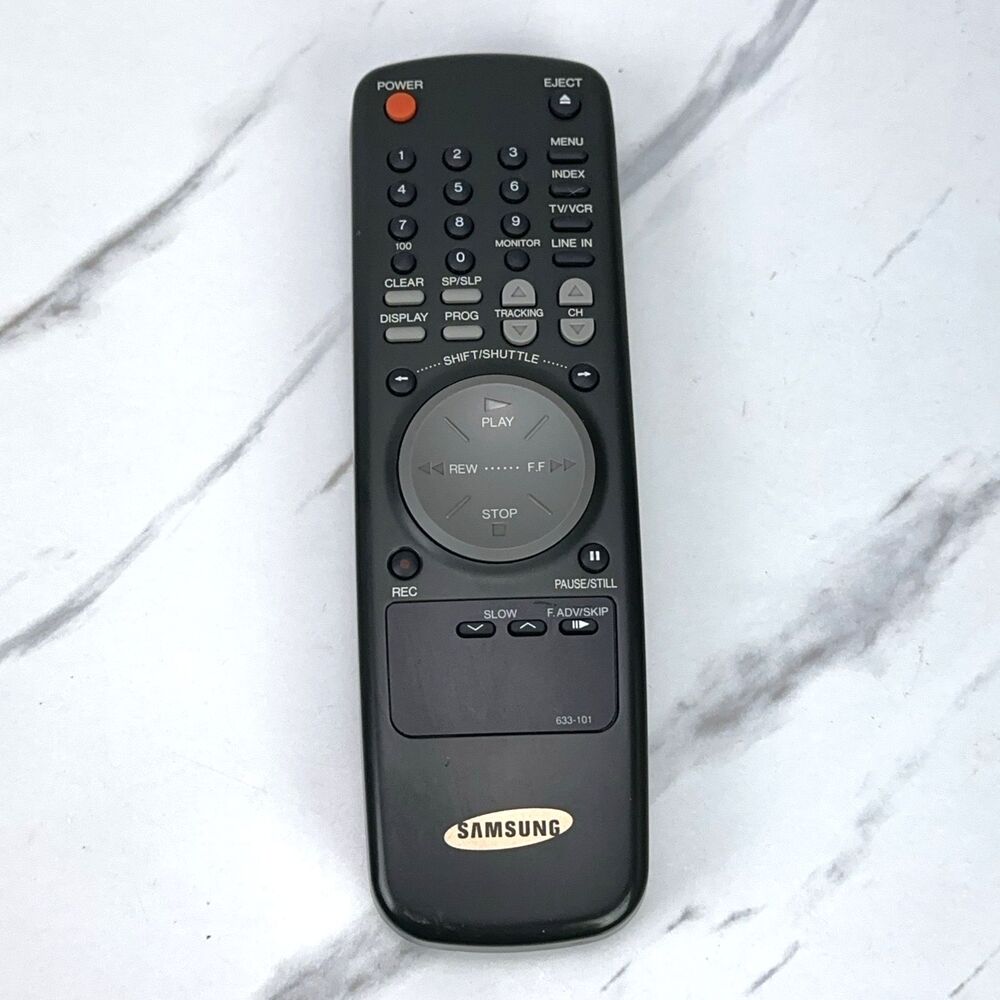 Genuine Samsung 633-127 TV/VCR  Remote Control for VR8606, VR5656, and VR5706